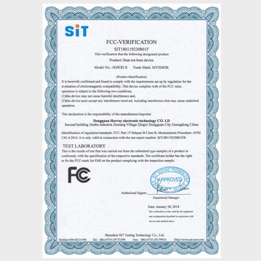 ismod ii certifications fcc